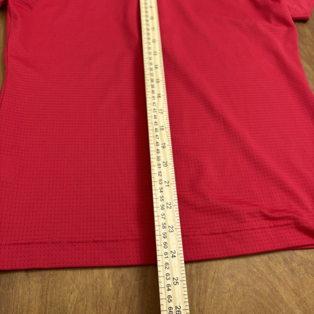 Tavistock Cup Golf Polo Shirt Women's M Red Athletic Perforated Performance Top - Picture 6 of 6
